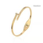 58X44mm Stainless Steel Designer Jewelry Rhinestone Gold Bracelet With Screw