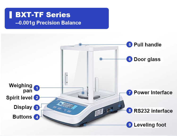 100g0.1mg Analytical Balance 0.0001g Balance Weighing Balance For Laboratory