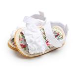 New designed Lace flower soft-sole 0-2 years girl infant prewalker baby sandals