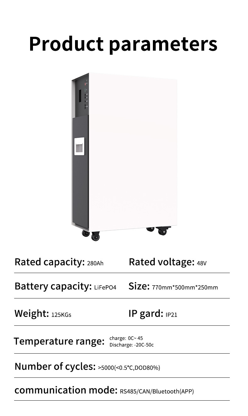 15kWh LiFePO4 Battery Pack 51.2V 48V 280Ah for Home Appliance
