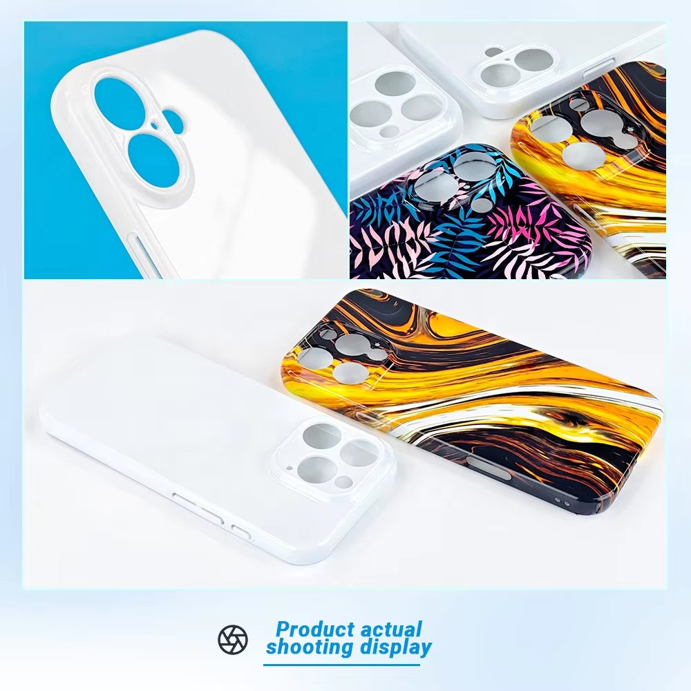 Custom Full Wrap Sublimation Printed Film Phone Cases for iPhone 16 15 14 Plus Pro Max