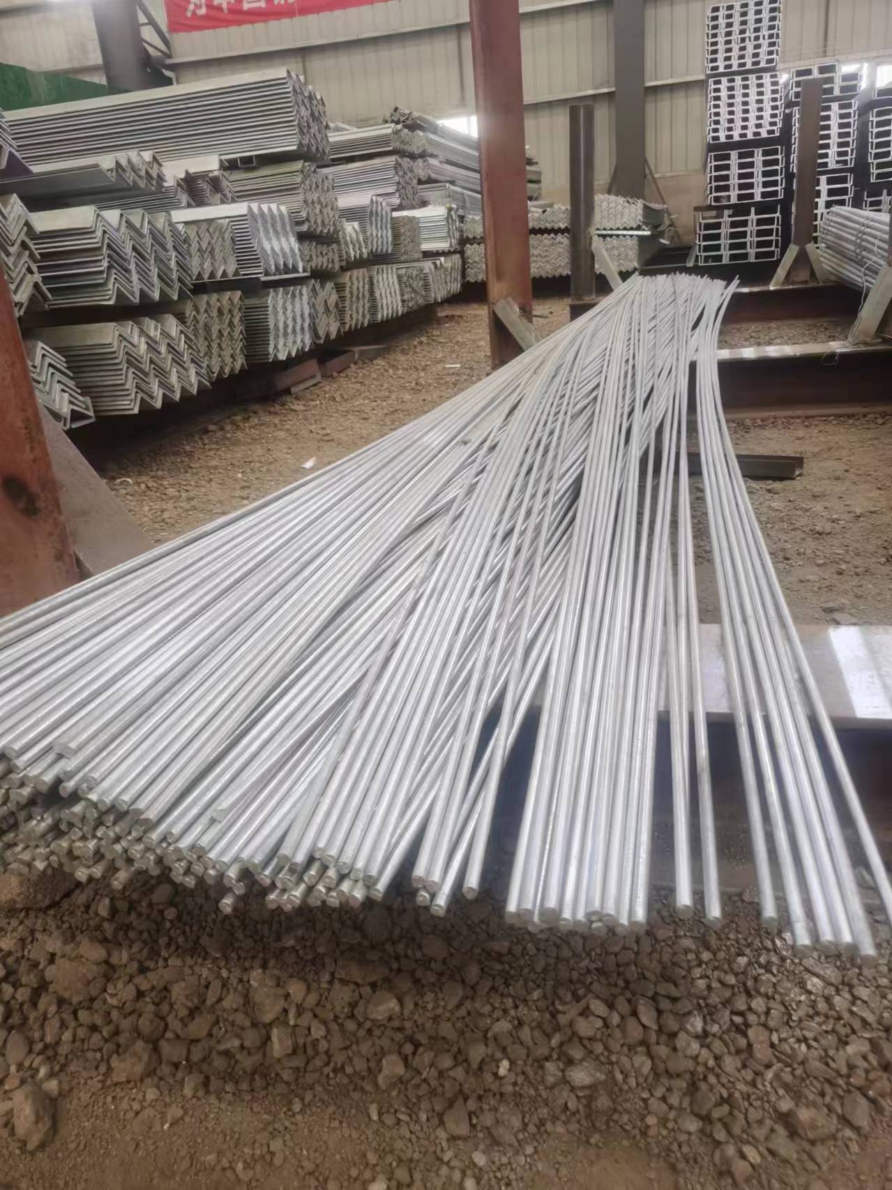 GB Standard Hot Dip Galvanized Round Steel for Welding Applications