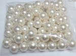 DIY Handmade Whtie Color 3mm -20mm Round ABS Plastic Pearls Loose Beads