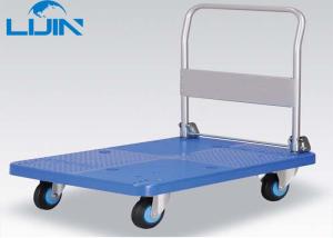 Quality High strength steel Platform Hand Trolley / Platform Hand Truck With Castor wholesale