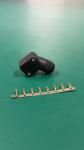 Metal / Plastic Servo Motor Connectors 16A-30A Current Rating Gold / Silver