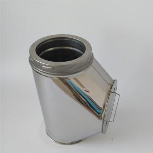 Quality 6 Inch 316l Stainless Steel Insulated 90 Degree Tee Fitting Including Drain Cap wholesale