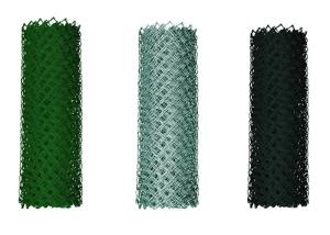 China 2m height PVC Coated Diamond Chain Link Fence Farm use on sale
