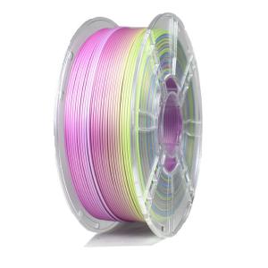 Quality 1000g Toughness Enhanced PLA Silk Tri Color Yellow Purple Blue 3d Printing Filament wholesale