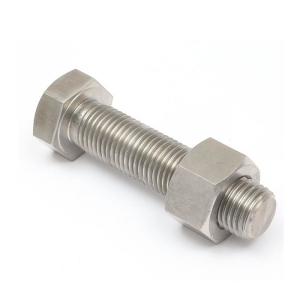 Quality 316 Stainless Steel Hex Bolts And Nuts DIN933 DIN931 High Tension A4 80 wholesale