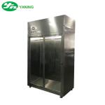 Lab Stainless Steel Clean Room Garment Cabinet With Pressure Gauge Wardrobe