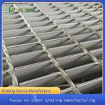 Silver White 304 Stainless Steel Grating Plate Corrosion Resistant SS Steel
