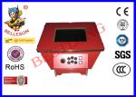 110V - 220V Cocktail Table Games Machine , Red Cocktail Arcade Cabinet