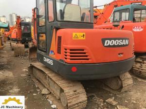 Quality 0.25M3 Bukcet Used Compact Excavators , DH55 Doosan 5 Ton Excavator 2012 Year wholesale