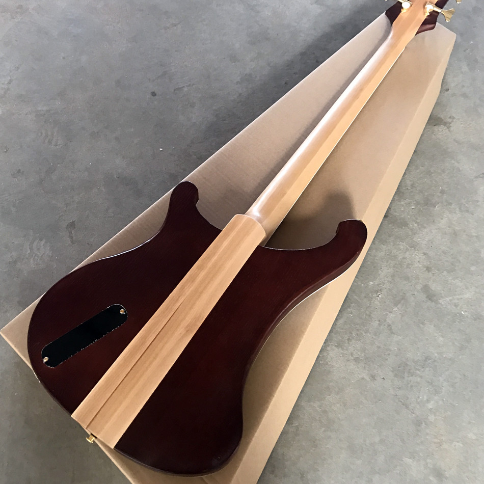 2018 new style high quality custom of carving high-quality custom 4 string bass guitar, ebony fingerboard