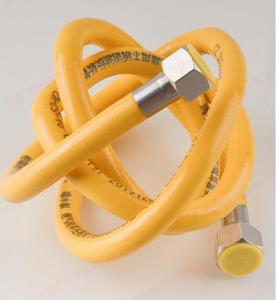 Quality PVC Coated Gas Heater Hose 4m for Natural Gas Thread Connectors wholesale