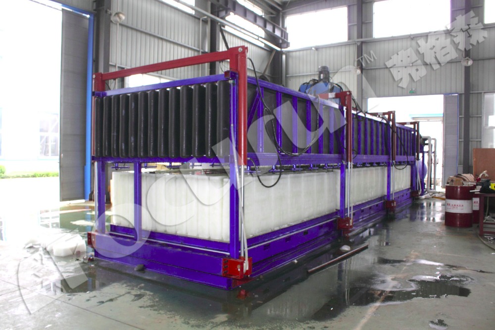 30MT/24Hours Tube Ice Making Machine with 220-480V Voltage and Bitzer / Bock Compressor
