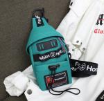 Artistic trend ribbon chest bag, Japanese and Korean personality creative