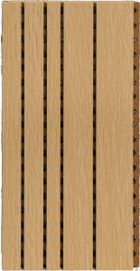 Quality Artistic Grooved Acoustic Panels , MDF Sound Absorbing Wall Panels Modern Design wholesale