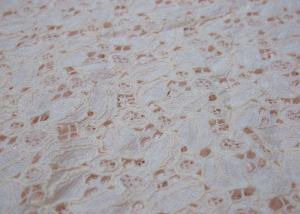 Quality Ivory Cotton Nylon Lace Fabric For Dresses wholesale