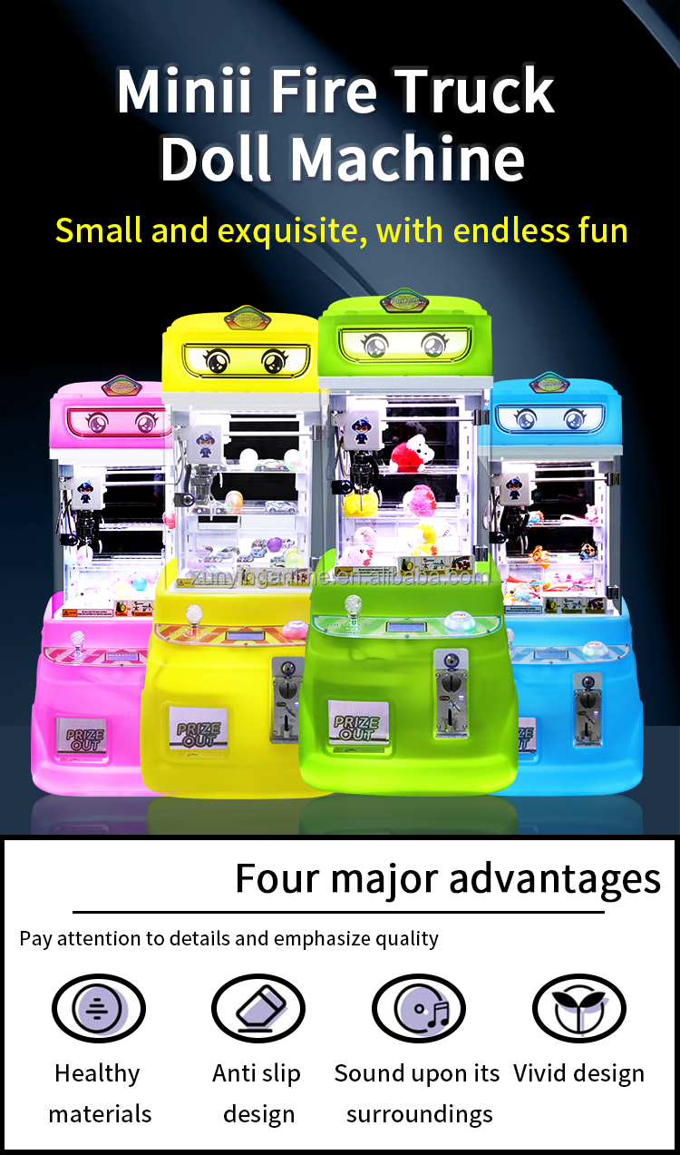 Prize Vending Crane Toy Claw Machine Grabber Mini Arcade Entertainment