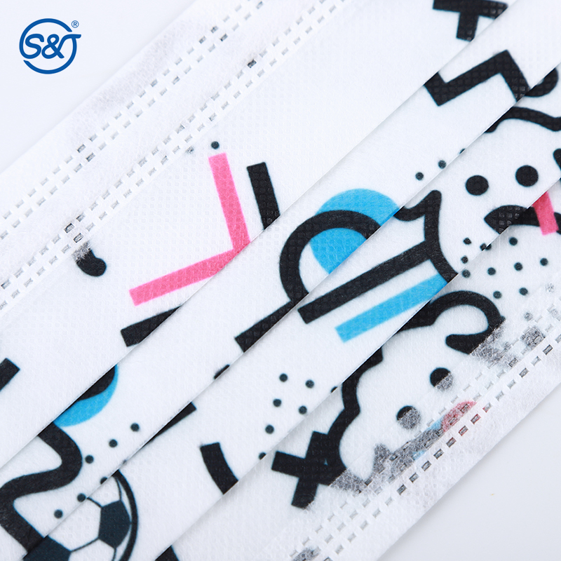 Manufacture Wholesale High Quality Children Kids Mask Disposable 3ply Cartoon Custom Design Printed Color Face Mask for Kids