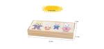 72pcs Wooden Animal Jigsaw Puzzles Cartoon Rabbit Bear Dress