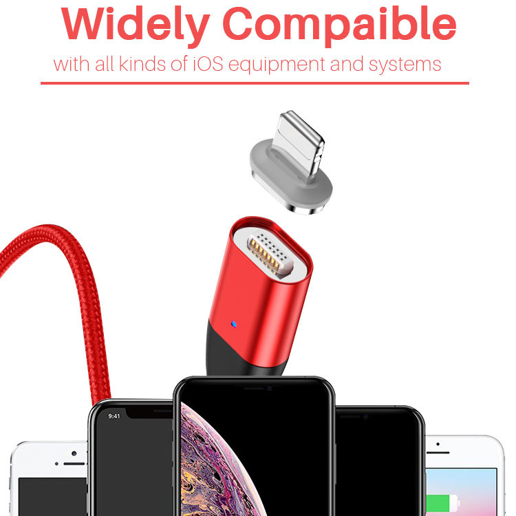 Fast Charging PD 18W Magnetic USB Charging Cable LED Magnetic USB Cable