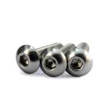 ISO7380 Stainless Steel Hex Drive Button Head Mushroom Head Screw Standard DIN/