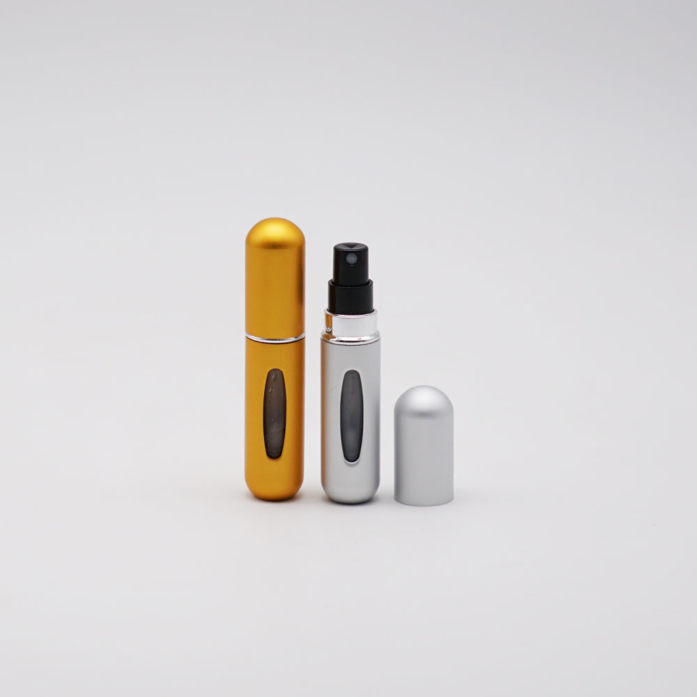 Aluminum Shell Bottom Filling Perfume Tester Bottle 5ml Atomiser