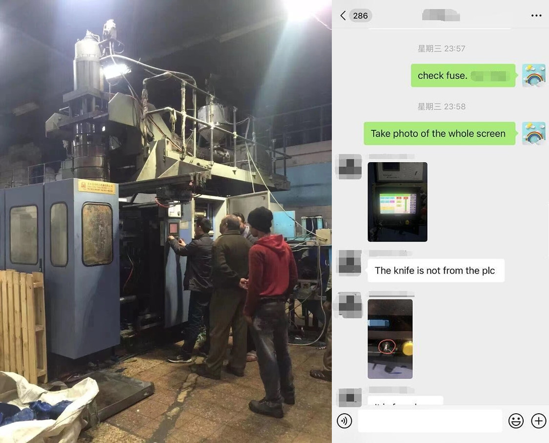 HDPE Jerry Can Extrusion Blow Molding Machine 100 kW Fully Automatic CE Approved