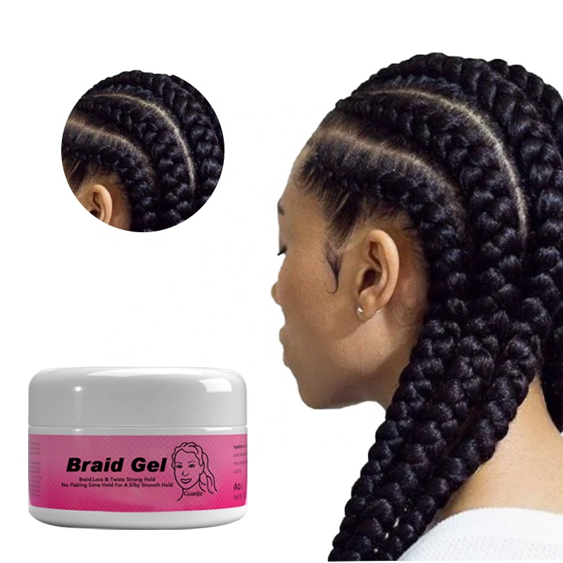 Extra Super Strong Hold Hair Gel for Braiding Vegan and Hair Dying Function