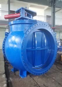 Quality DN2000 Medium / High Pressure Plug Valve , Maintenance Free Double Offset Valve wholesale
