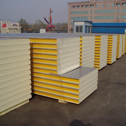 Contemporary Rock Wool Composite Roofing Panels For Cold Room Construction