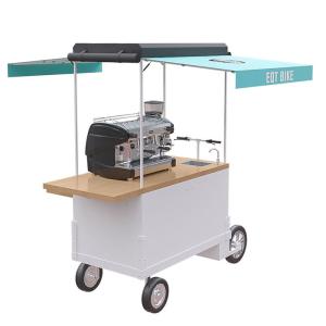 Quality Commercial Stationable Version Coffee Bike Cart With Food Grade Safe Water Pump wholesale