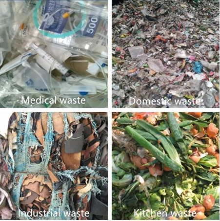Environmental Protection Municipal Waste Recycling Plant with 0.37KW Refuse Collector