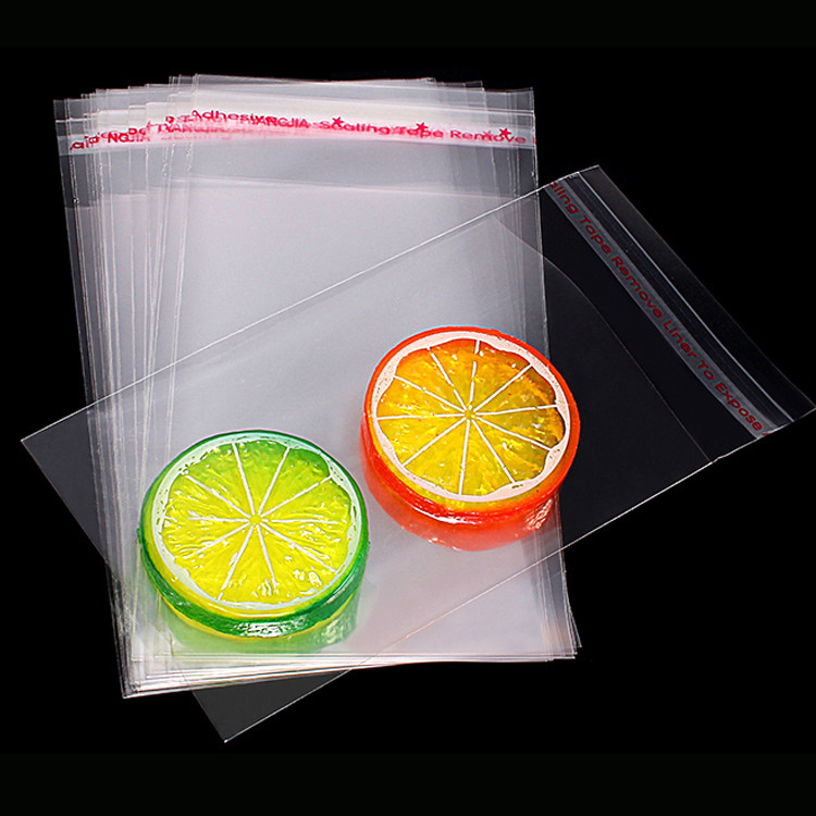 Factory Wholesale Custom Packaging Toy Card Clear Self Adhesive OPP Poly Cartoon Bag
