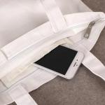 Colorful Promotional Cotton Canvas Tote Bags With Heat Transfer Printing