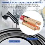 IP55 IP66 AC EV Chargers 3P Residential Electric Car Chargers Black Tempered