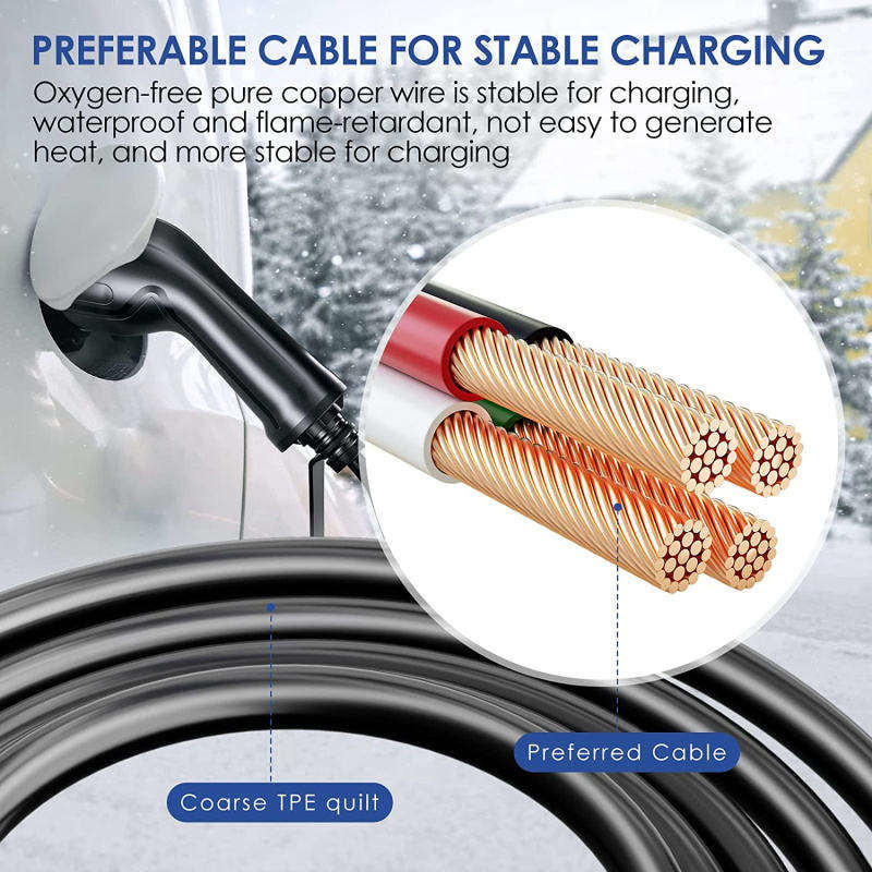 32A 7kw Type 2 Charger Electric Car Charging Point IEC 62196