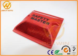Quality Fluorescent Powder Square Double Side Cat Eyes Road Reflectors Roadside Paverment Marker wholesale