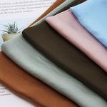 59 inch Blue Smooth Taffeta Dyeing Polyester Fabric 138gsm Like Silk Shimmer