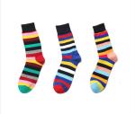 Creative Breathable Fashion Colourful Long Striped Ankle Socks