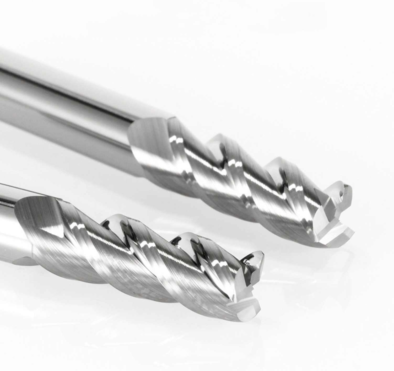 Durable Tungsten Steel CNC Milling Cutter For Aluminum Alloy Copper Cutting