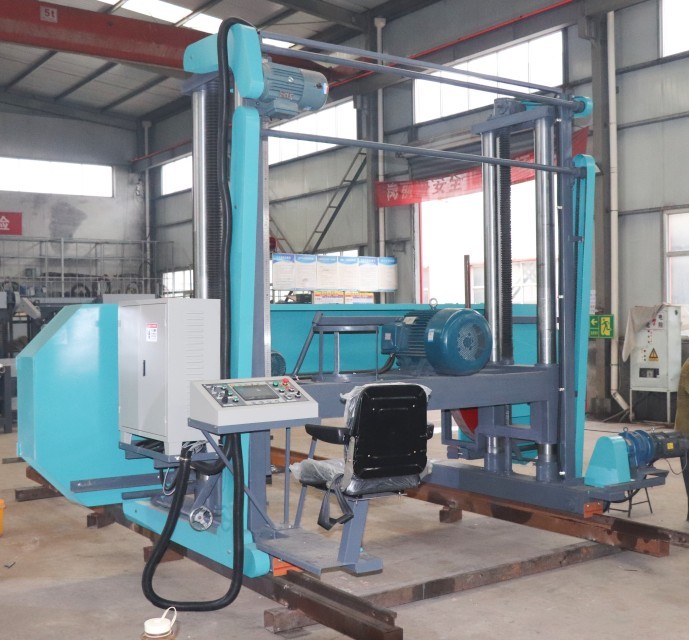 55Kw 2500mm Large Bandsaw Mill Heavy Duty Electric Bandsaw Mill