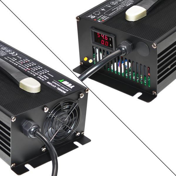 Fan Cooling 48V 20A Electric Forklift Battery Charger With Short Circuit