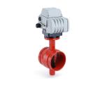 handle operated groove butterfly valve