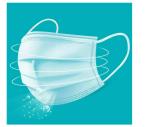 High BFE / PFE Medical Surgical Face Mask Disposable Non Woven Face Mask