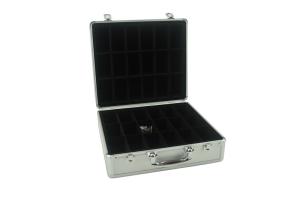 Quality 36 Pillows For Watch Case Silver Aluminum Watch Display Case Carry Watches wholesale