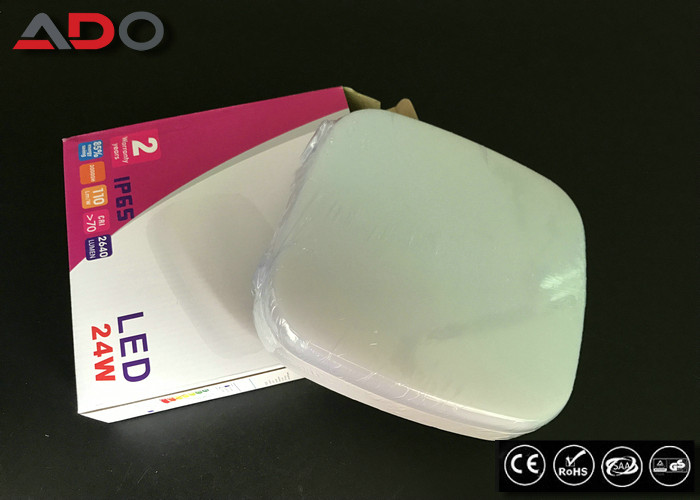Surface Mounted 2400LM PC 24w 200mm Led Bulkhead Lights