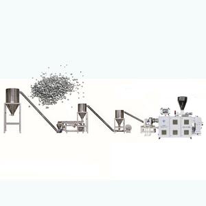 Quality Pvc Plastic Pelletizing Line / Waste Plastic Recycling Machine wholesale